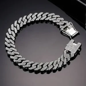 Alloy Silver Men Bracelet